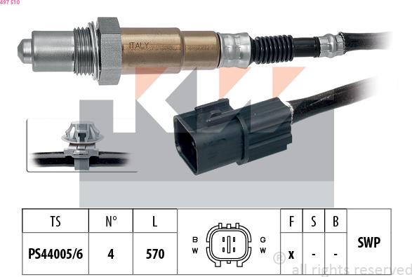 KW 497 510 - Sonda lambda autozon.pro