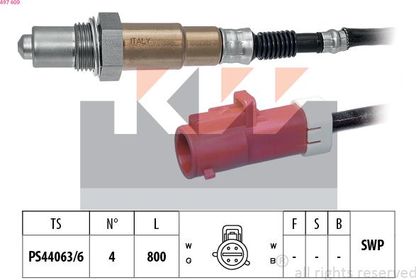 KW 497 609 - Sonda lambda autozon.pro