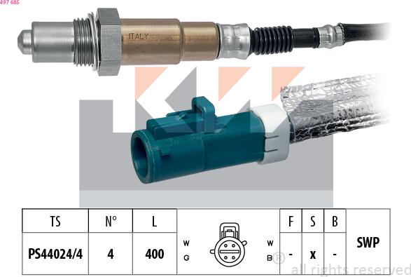 KW 497 685 - Sonda lambda autozon.pro