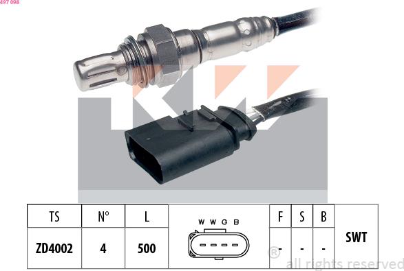 KW 497 098 - Sonda lambda autozon.pro