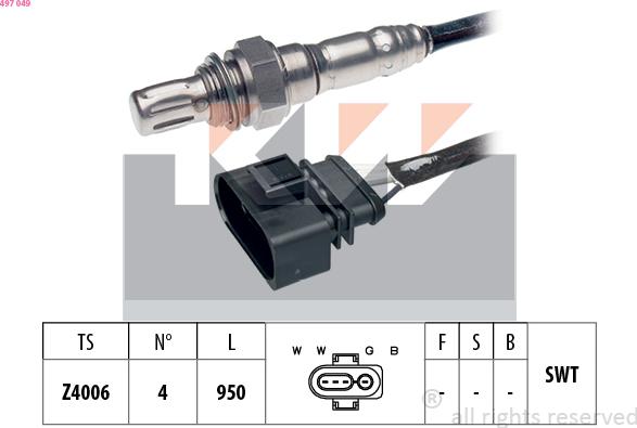 KW 497 049 - Sonda lambda autozon.pro