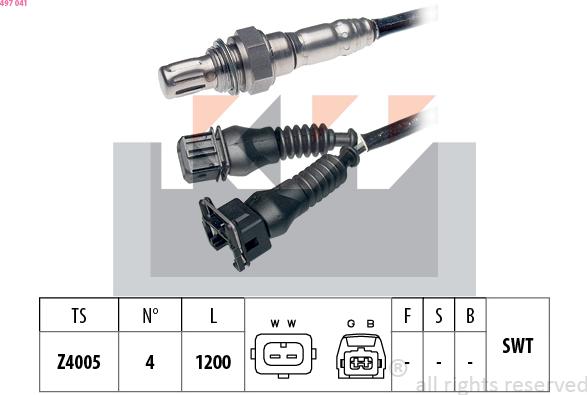 KW 497 041 - Sonda lambda autozon.pro