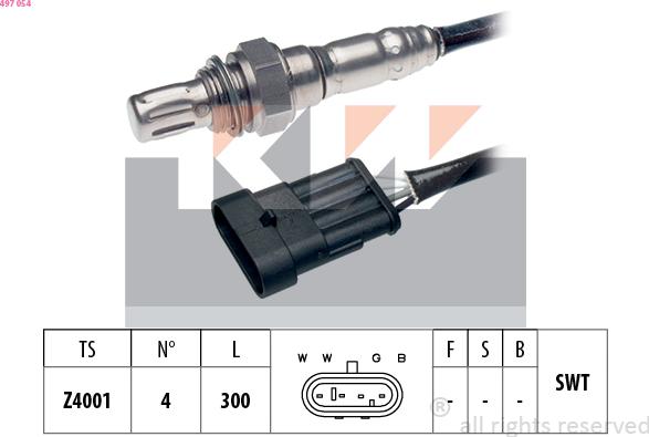 KW 497 054 - Sonda lambda autozon.pro