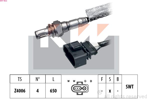 KW 497 052 - Sonda lambda autozon.pro