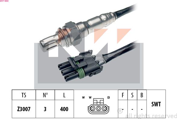 KW 497 060 - Sonda lambda autozon.pro