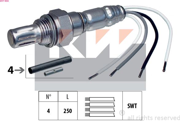 KW 497 004 - Sonda lambda autozon.pro