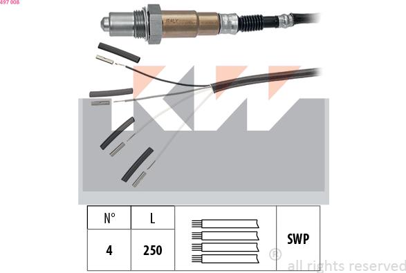 KW 497 008 - Sonda lambda autozon.pro