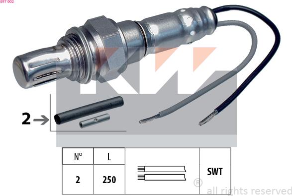 KW 497 002 - Sonda lambda autozon.pro