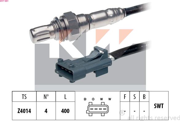 KW 497 081 - Sonda lambda autozon.pro