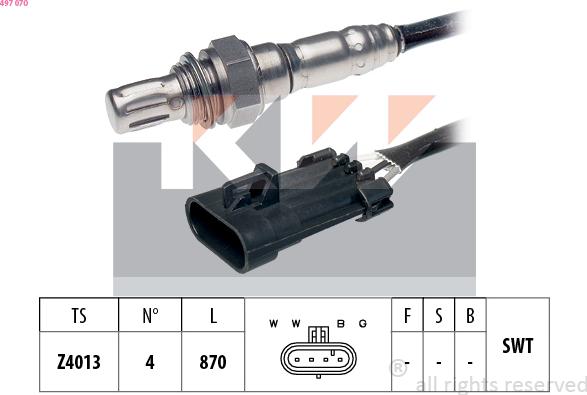 KW 497 070 - Sonda lambda autozon.pro