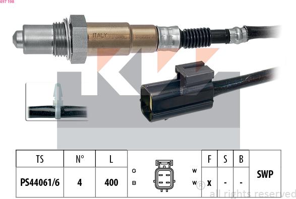 KW 497 198 - Sonda lambda autozon.pro