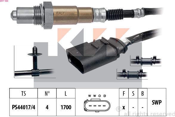 KW 497 165 - Sonda lambda autozon.pro