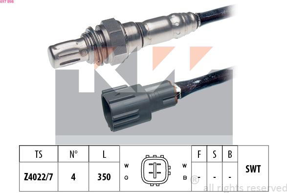 KW 497 898 - Sonda lambda autozon.pro