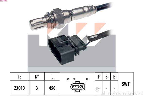 KW 497 300 - Sonda lambda autozon.pro