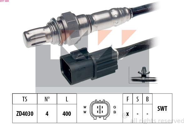 KW 497 389 - Sonda lambda autozon.pro