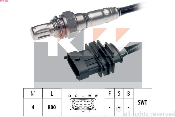 KW 497 339 - Sonda lambda autozon.pro