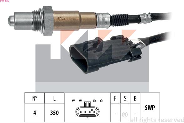 KW 497 336 - Sonda lambda autozon.pro