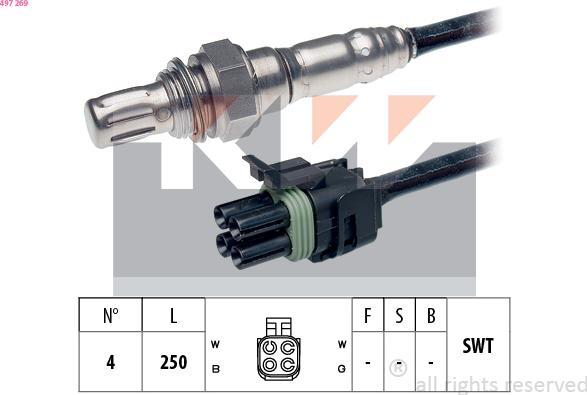 KW 497 269 - Sonda lambda autozon.pro