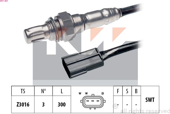 KW 497 261 - Sonda lambda autozon.pro