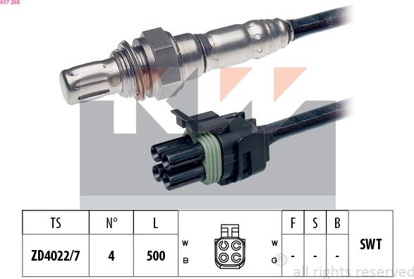 KW 497 268 - Sonda lambda autozon.pro