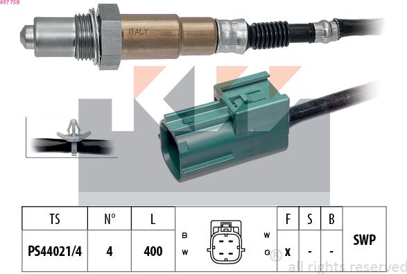 KW 497 759 - Sonda lambda autozon.pro