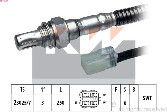 KW 497 787 - Sonda lambda autozon.pro