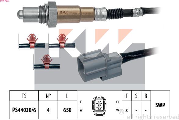 KW 497 724 - Sonda lambda autozon.pro