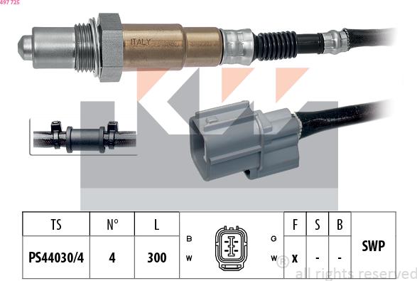 KW 497 725 - Sonda lambda autozon.pro