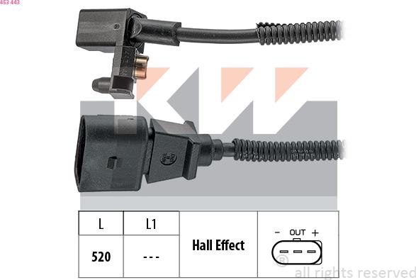 KW 453 443 - Generatore di impulsi, Albero a gomiti autozon.pro