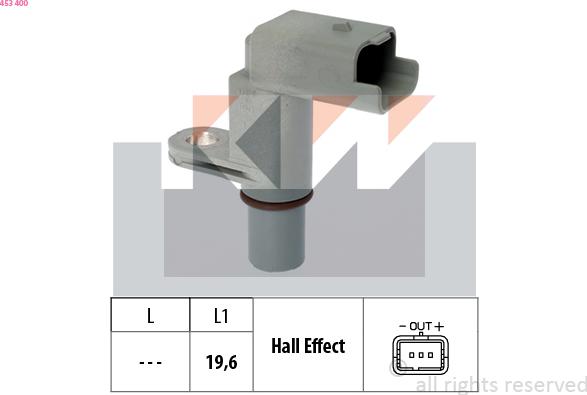 KW 453 400 - Sensore, Posizione albero a camme autozon.pro