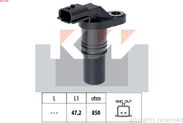 KW 453 645 - Generatore di impulsi, Albero a gomiti autozon.pro