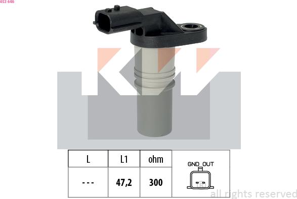 KW 453 646 - Generatore di impulsi, Albero a gomiti autozon.pro