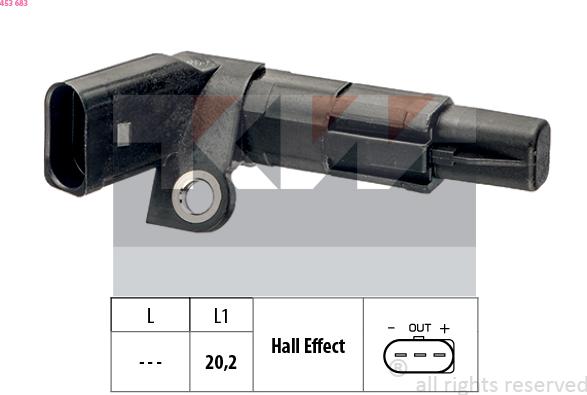 KW 453 683 - Generatore di impulsi, Albero a gomiti autozon.pro