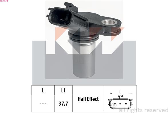 KW 453 674 - Sensore, Posizione albero a camme autozon.pro