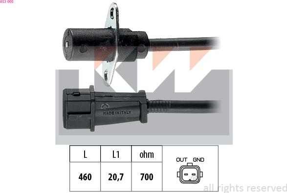 KW 453 005 - Generatore di impulsi, Albero a gomiti autozon.pro