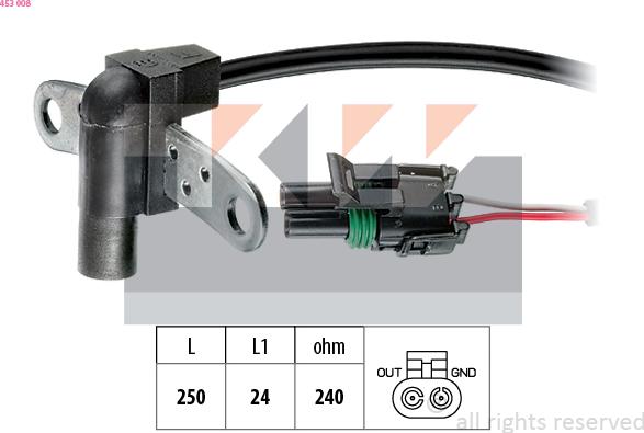 KW 453 008 - Generatore di impulsi, Albero a gomiti autozon.pro