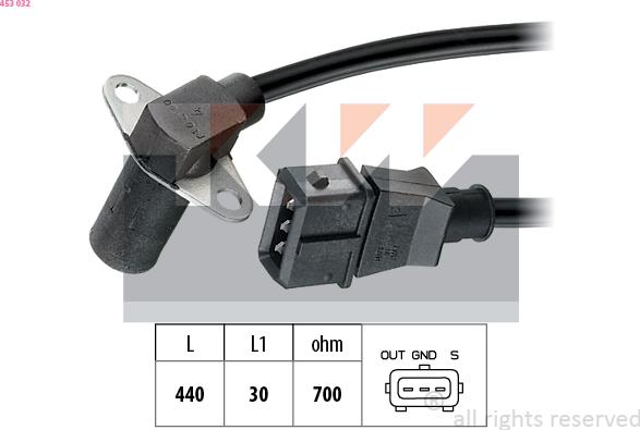 KW 453 032 - Generatore di impulsi, Albero a gomiti autozon.pro