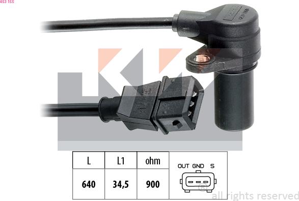 KW 453 155 - Generatore di impulsi, Albero a gomiti autozon.pro