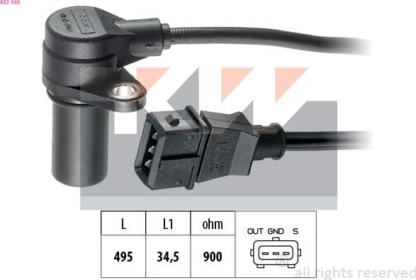 KW 453 160 - Generatore di impulsi, Albero a gomiti autozon.pro