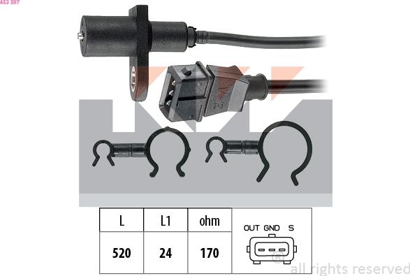 KW 453 397 - Generatore di impulsi, Albero a gomiti autozon.pro