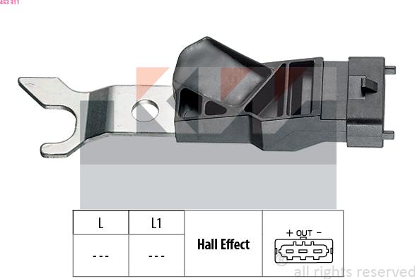 KW 453 311 - Sensore, Posizione albero a camme autozon.pro