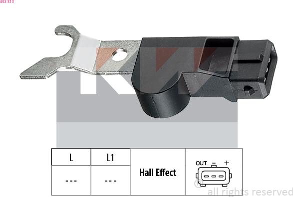 KW 453 313 - Sensore, Posizione albero a camme autozon.pro