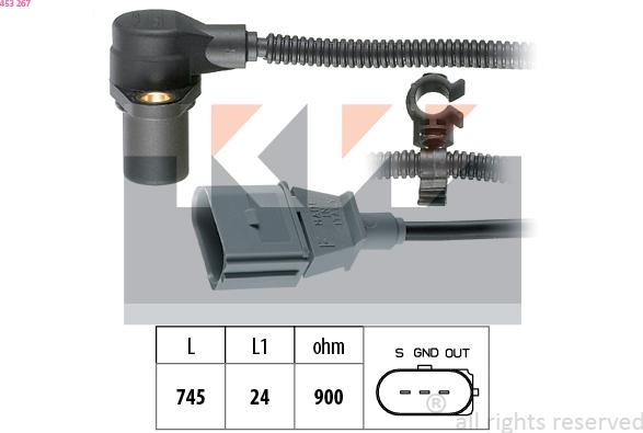 KW 453 267 - Generatore di impulsi, Albero a gomiti autozon.pro