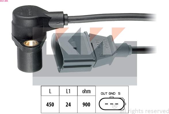 KW 453 205 - Generatore di impulsi, Albero a gomiti autozon.pro