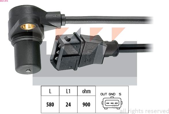 KW 453 215 - Generatore di impulsi, Albero a gomiti autozon.pro