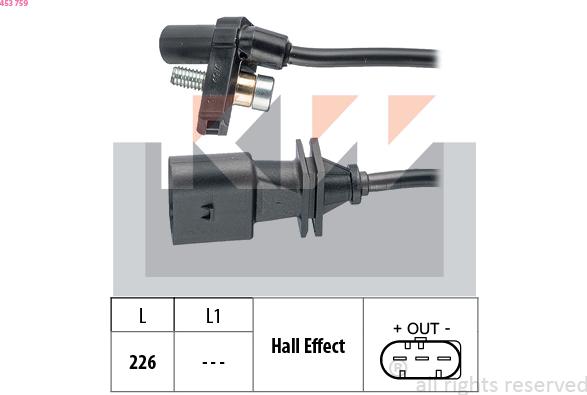 KW 453 759 - Generatore di impulsi, Albero a gomiti autozon.pro