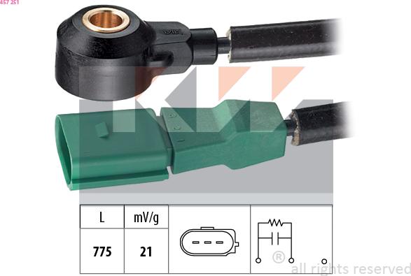 KW 457 251 - Sensore di detonazione autozon.pro