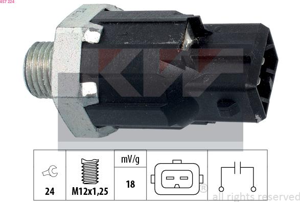 KW 457 224 - Sensore di detonazione autozon.pro