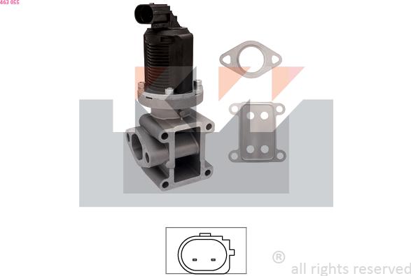 KW 463 055 - Valvola ricircolo gas scarico-EGR autozon.pro