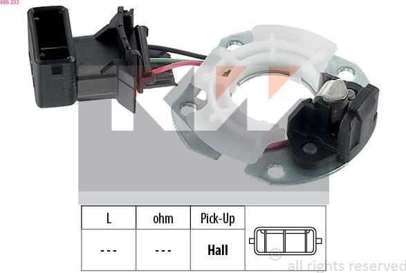 KW 406 233 - Sensore, Impulso d'accensione autozon.pro